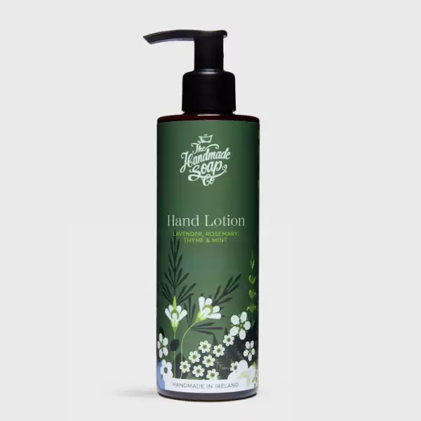 The Irish Handmade Soap Company Lavender, Rosemary & Mint Hand Lotion