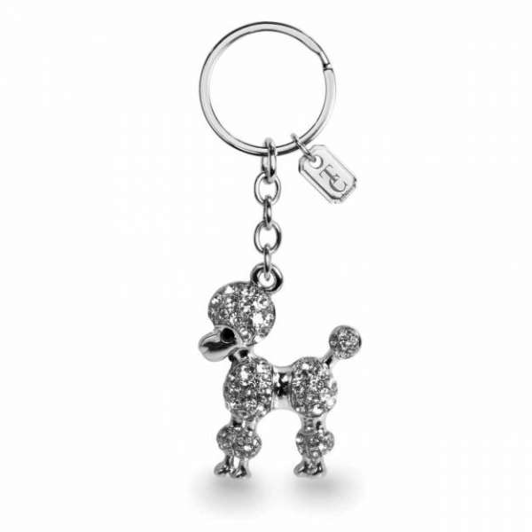 Tipperary Crystal Poodle Sparkle Keychain