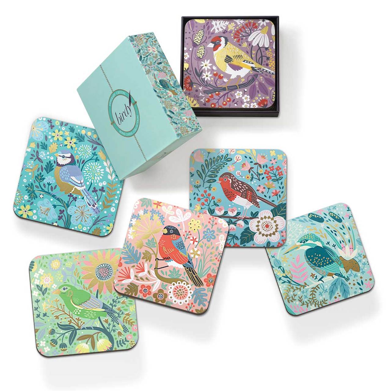 Tipperary Birdy Set of 6 Coasters