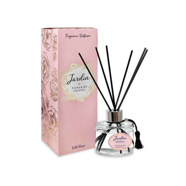 Tipperary Crystal Jardin Diffuser in Wild Roses
