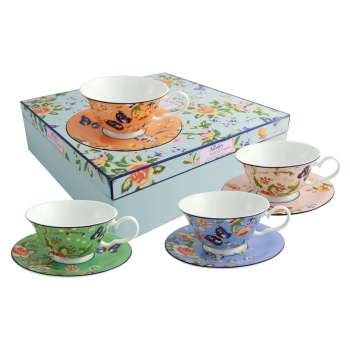 Aynsley Cottage Garden Windsor Teacup & Saucer Set