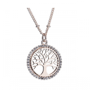 Rose gold tree of life