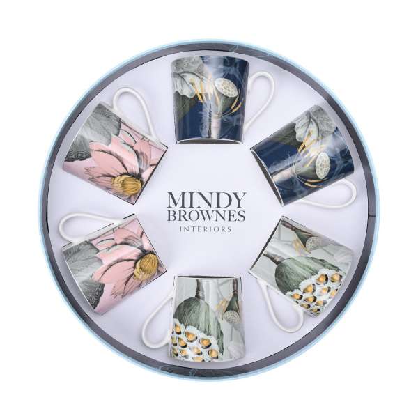 Mindy Brownes Natures Bloom Cups Set Of 6