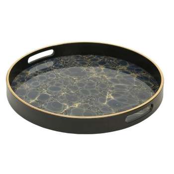 Mindy Brownes Serving Tray In Deep Blue