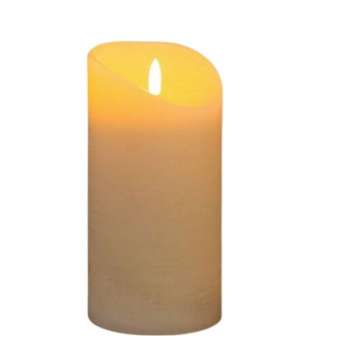 Battery Operated Candle With Timer 20cm
