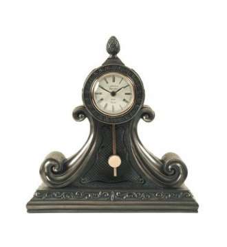 Genesis Large Mantel Clock With Swinging Pendulum