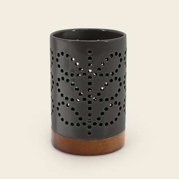 Orla Kiely Linear Stem Ceramic Lantern Slate