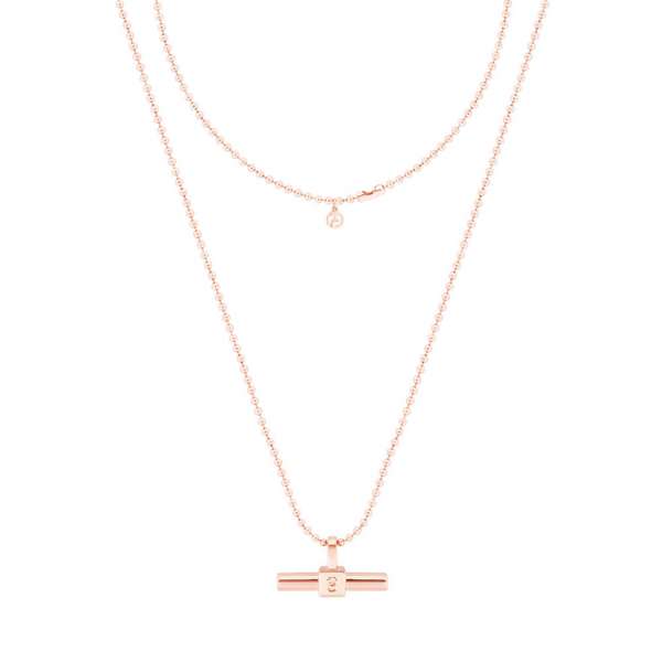 T-Bar Pendant Rose Gold From Tipperary Crysta