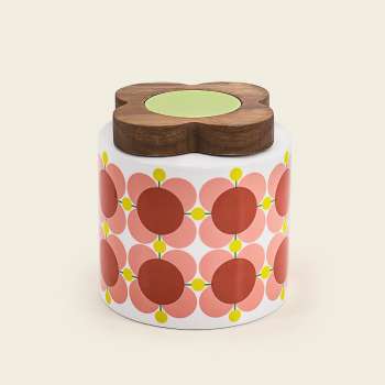 Orla Kiely Atomic Flower Ceramic Bubble Gum Storage Jar