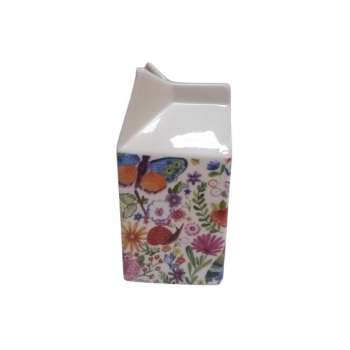 Shannonbridge Pottery Swan Garden Milk Carton