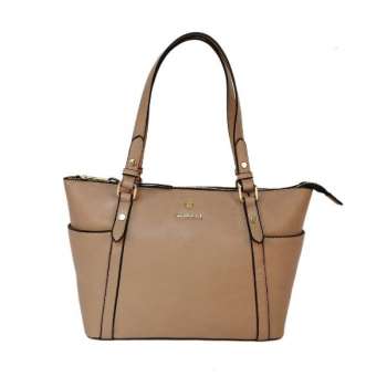 Gionni Lille Classic Camel Tote Shoulder Bag