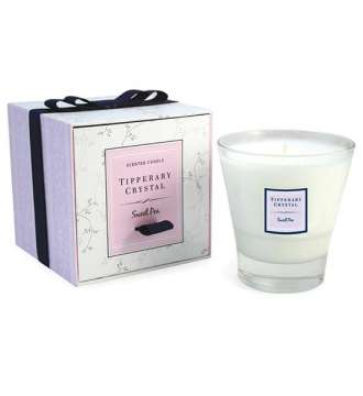 Sweet Pea Candle Filled Tumbler Glass From Tipperary Crystal