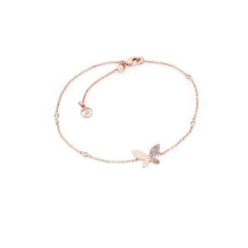 Butterfly Rose Gold Bracelet From Tipperary Crystal