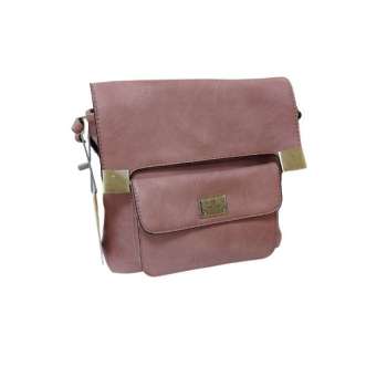 Bessie Pink Front Pocket Crossbody Bag