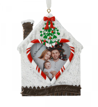 Genesis A Family Christmas Frame Ornament