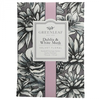 Greenleaf Dahlia and White Musk Scented Sachet