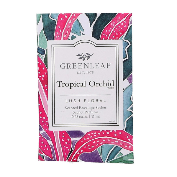 Greenleaf Tropical Orchid Scented Sachet