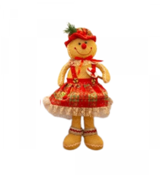 Gingerbread shelf sitter with lollypop