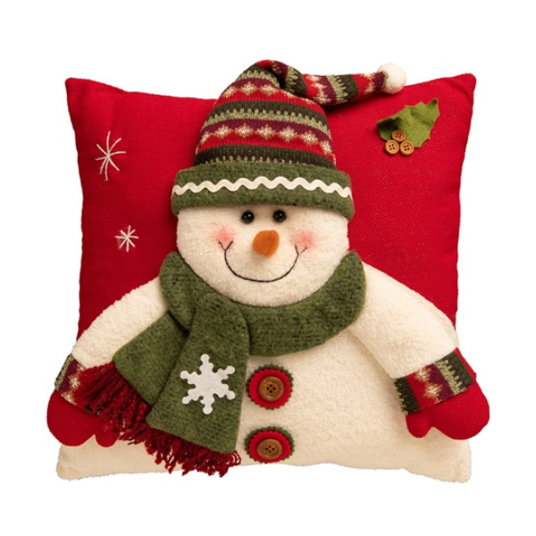 Belleek Living Snowman Cushion