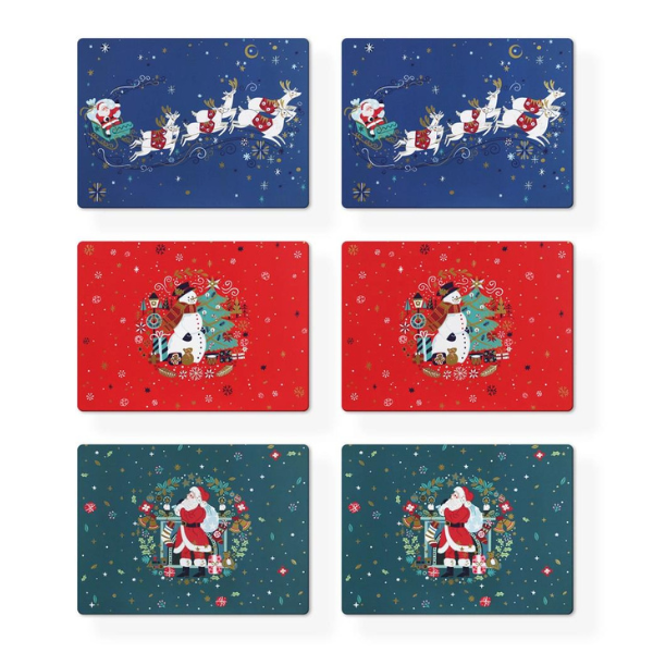 Tipperary Crystal Christmas Placemats