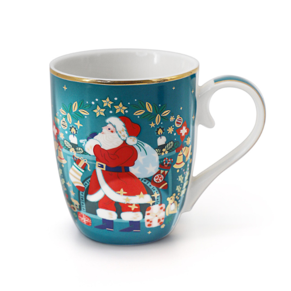 Tipperary Crystal Santa with Sack Mug