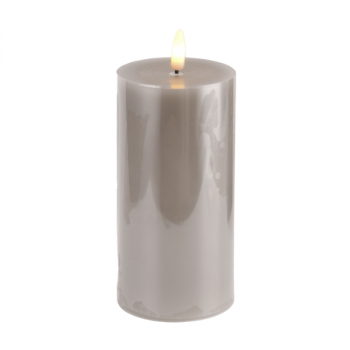 15cm Grey LED Candle