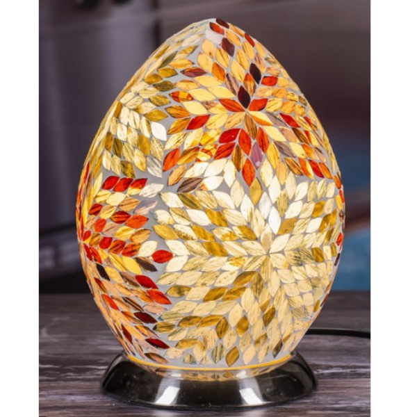Grange Collection Coloured Mosaic Egg Lamp