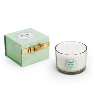 Tipperary Crystal Jardin 3 Wick Candle White Jasmine