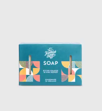 Irish Handmade Soap Company Soap Bar - Bitter Orange and Pink Pepper