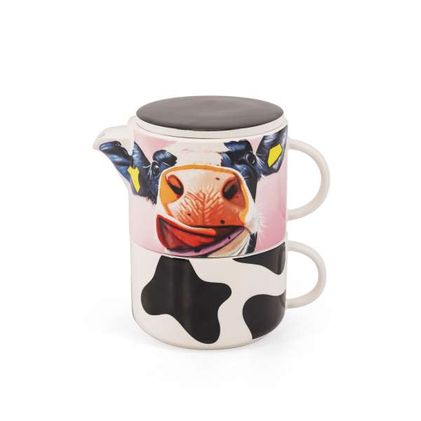 Eoin O'Connor Storage Jar- Cow Tea For One