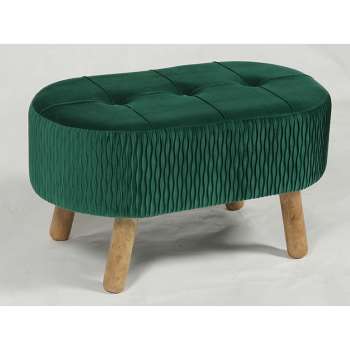 The Grange Collection Green Foot Stool
