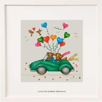 Belinda Northcote Miniature - "True Love is the Greatest Adventure"