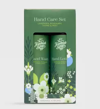 Irish Handmade Soap Company Lavender, Rosemary, Thyme and Mint Handcare set