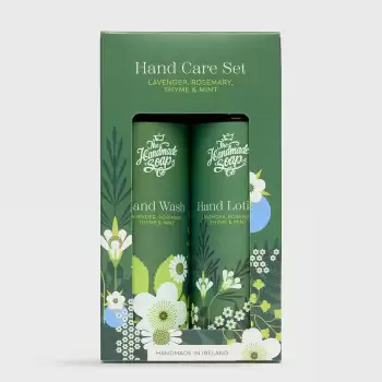 Irish Handmade Soap Company Lavender, Rosemary, Thyme and Mint Handcare set