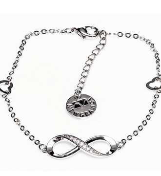 Newgrange Living Silver Infinity Bracelet