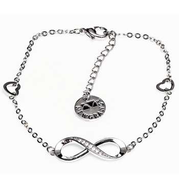 Newgrange Living Silver Infinity Bracelet