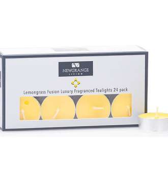 Newgrange Living Lemongrass Fusion Scented T-lights 24pk