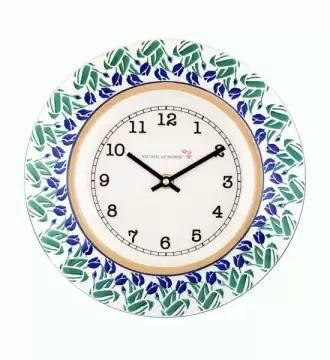 Nicholas Mosse Clock Blue Blooms