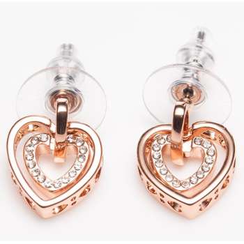 Newgrange Living Rose Gold Heart Intertwined Earrings