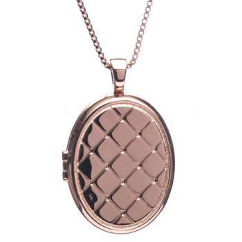 Newgrange Living Rose Gold Locket Pendant