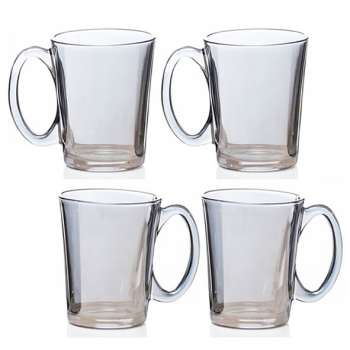 Newgrange Living Grey Lustre Mugs Set of 4