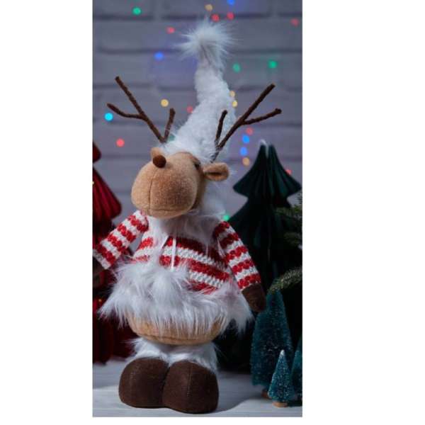 Langs Reindeer Standing with Strippy Top